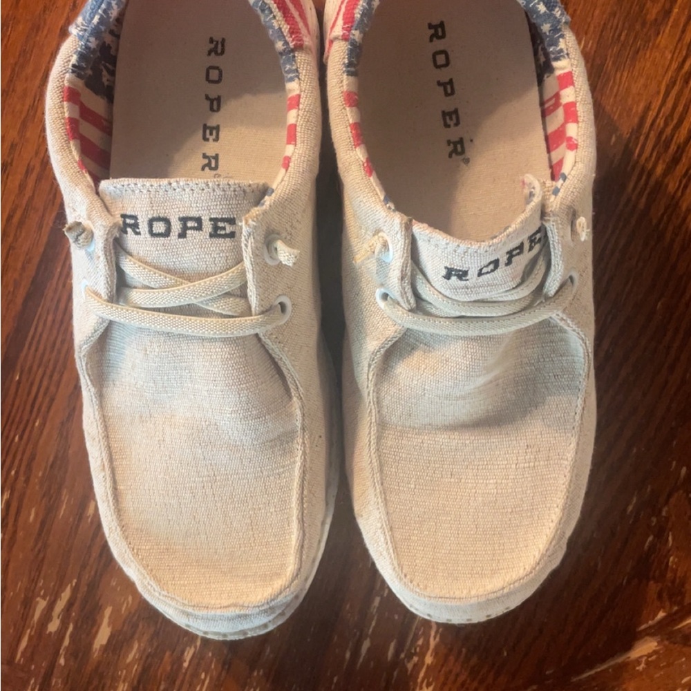 Roper Moccasins - Cream